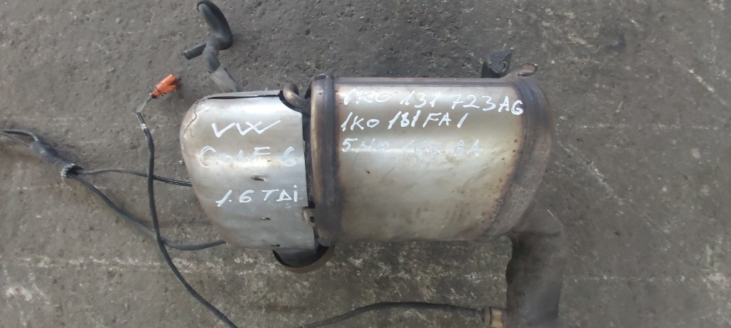 Filtru particule DPF / Catalizator 1k0181fa1 / 5n0166BA VW Golf 6 / 1.6 tdi / 2009 -2013