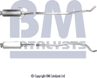 Filtru particule DPF OPEL CORSA C (X01), Hatchback, 09.2000 - 12.2009 BM Catalysts BM11020