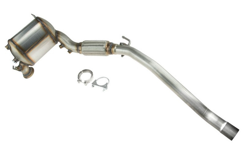 FILTRU PARTICULE DPF VW JETTA 5 2005->2010 , cu teava flexibila, Lungime mm 1190, pentru 2.0 TDI-125 KW;