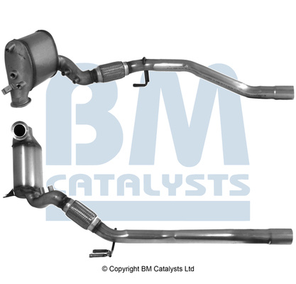 Filtru particule esapament/ DPF # Vw Jetta 2.0 i limuzina [1k2] tdi motorina 170cp/125kw BMN; CEGA 2006 2007 2008 2009 2010 # BM11150 # BM CATALYSTS