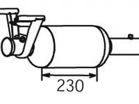 Filtru particule MERCEDES-BENZ SPRINTER 3 5-t caroserie 906 DINEX 56347