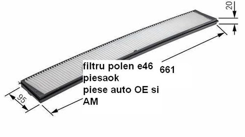Filtru polen BMW E46