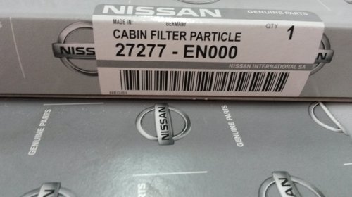 Filtru Polen Nissan X-TRAIL , Original 27277EN000