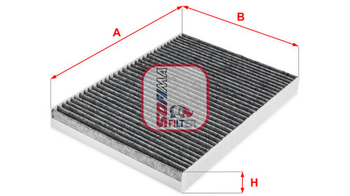 Filtru polen S 4292 CA SOFIMA pentru Audi A4 