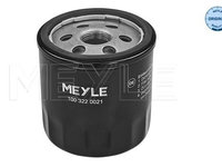 Filtru ulei 100 322 0021 MEYLE pentru Vw Up Vw Polo Skoda Octavia Vw Golf Seat Ibiza Seat Leon Vw Passat Skoda Fabia Skoda Superb Vw Tiguan Seat Toledo Skoda Rapid Vw Caddy Audi A1 Vw Load