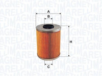 Filtru ulei (153071762489 MAGNETI MARELLI) Citroen,DS,FORD,OPEL,PEUGEOT,TOYOTA,VAUXHALL