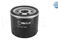 Filtru ulei 214 322 0006 MEYLE pentru Fiat Multipla Alfa romeo 156 Alfa romeo 147