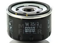 Filtru ulei ALFA ROMEO GTV (916C_) (1994 - 2005) MANN-FILTER W 75/3 piesa NOUA