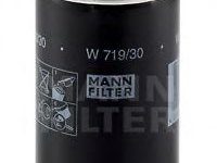 Filtru ulei AUDI A3 (8L1) - OEM - MANN-FILTER: W719/30|W 719/30 - Cod intern: W02356172 - LIVRARE DIN STOC in 24 ore!!!