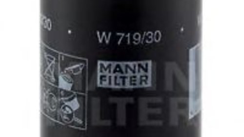 Filtru ulei AUDI A3 (8P1) - OEM - MANN-FILTER