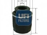 Filtru ulei AUDI A3 (8P1), VW CADDY III caroserie (2KA, 2KH, 2CA, 2CH), VW CADDY III combi (2KB, 2KJ, 2CB, 2CJ) - UFI 23.573.00