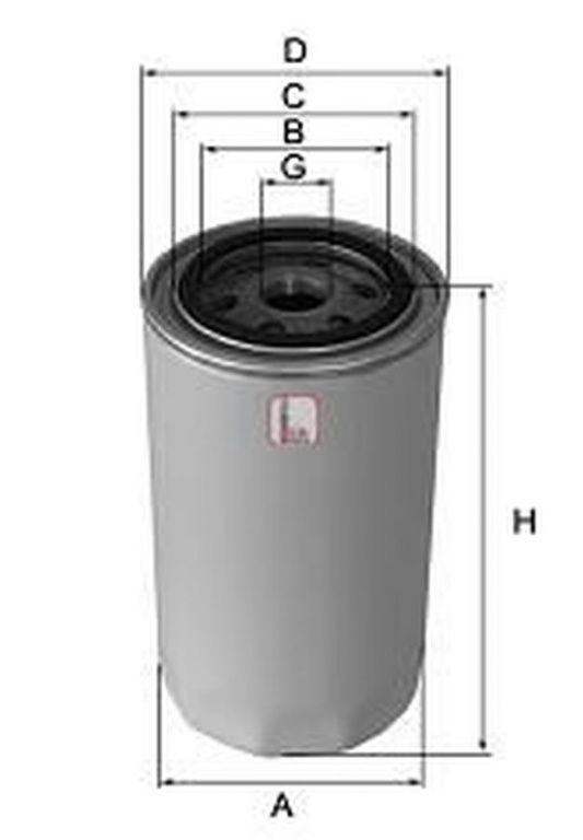 Filtru ulei AUDI A4 8D2 B5 SOFIMA S5601R