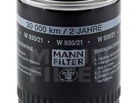 Filtru ulei AUDI A4 Avant 8E5 B6 MANN W93021