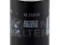 Filtru ulei AUDI A4 Avant (8ED, B7) (2004 - 2008) MANN-FILTER W 719/30