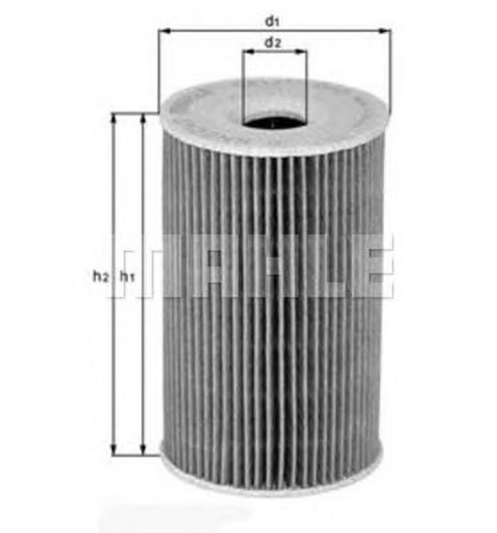 Filtru ulei AUDI A4 Cabriolet 8H7 B6 8HE B7 MAHLE 