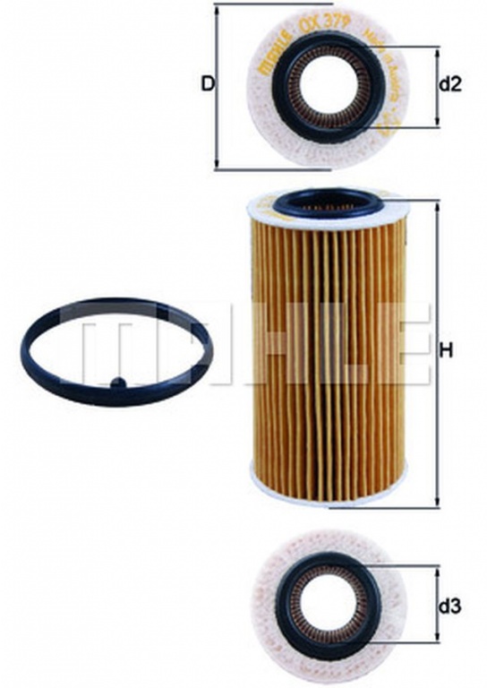 Filtru ulei AUDI A4 Cabriolet 8H7 B6 8HE B7 MAHLE ORIGINAL OX379D