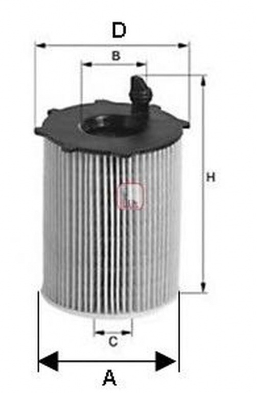 Filtru ulei AUDI Q7 4L SOFIMA S5105PE