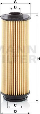 Filtru ulei BMW 1 F20 1 F21 2 F22 F87 2 F23 3 F30 F80 3 F31 3 G20 G80 G28 3 G21 G81 3 GRAN TURISMO F34 4 F32 F82 BMW X5 (G05, F95), Crossover, 08.2018 - Mann-Filter HU 6022 z