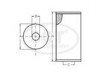 Filtru ulei BMW 3 Compact E46 SCT GERMANY SH453L