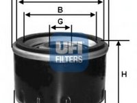 Filtru ulei CITROEN BX Break XB- UFI 23.191.00