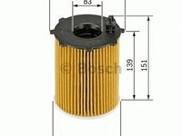 Filtru ulei CITROEN C5 III Break (TD_) - OEM - BOSCH: 1457429307|1 457 429 307 - W02602273 - LIVRARE DIN STOC in 24 ore!!!