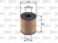 Filtru ulei CITROEN JUMPER bus VALEO 586503