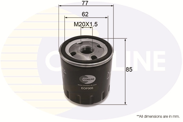Filtru ulei Comline EOF005