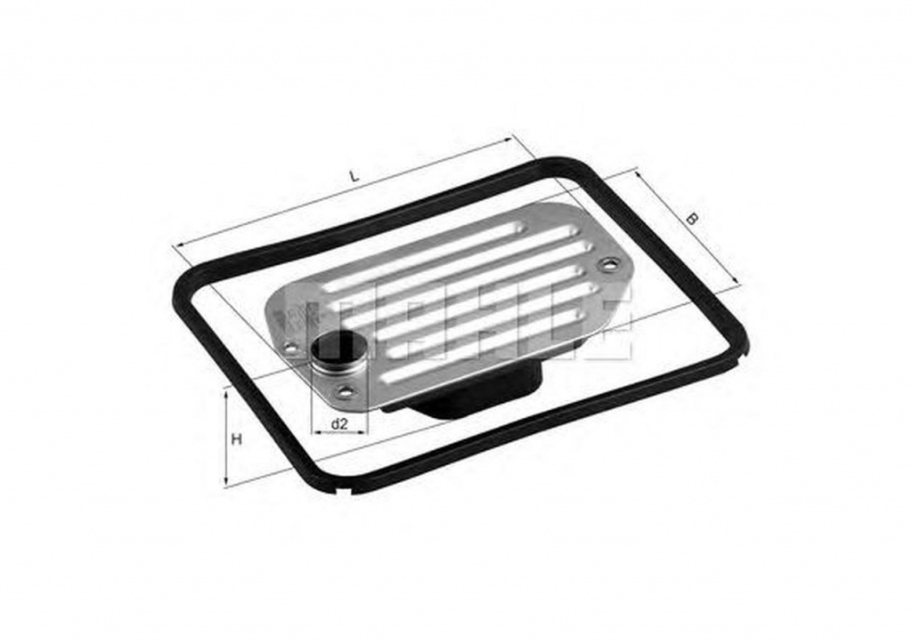 Filtru ulei cutie automata AUDI A8 4D2 4D8 MAHLE ORIGINAL HX85D