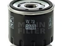 Filtru ulei DACIA DUSTER - OEM - MANN-FILTER: W79|W 79 - Cod intern: W02123578 - LIVRARE DIN STOC in 24 ore!!!