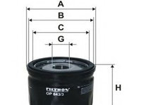 Filtru ulei DACIA LOGAN EXPRESS (FS) (2009 - 2016) FILTRON OP643/3 piesa NOUA