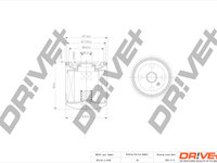 Filtru ulei (DP1110110140 DRIVE) Citroen,DS,FIAT,GRUAU,LANCIA,OPEL,PEUGEOT,SUZUKI,TOYOTA,VAUXHALL