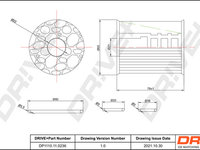 Filtru ulei (DP1110110236 DRIVE) SEAT,SKODA,VW