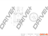 Filtru ulei (DP1110110270 DRIVE) FORD,FORD USA