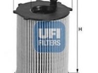 Filtru ulei FIAT 500 (312), ALFA ROMEO MITO (955), FIAT 500 C (312) - UFI 25.128.00