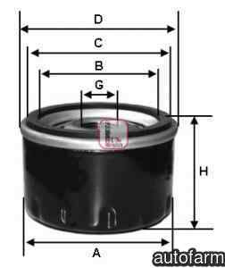 Filtru ulei FIAT DOBLO (119) SOFIMA S 0110 R