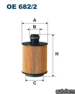 Filtru ulei FIAT DOBLO platou / sasiu (263) FILTRO