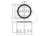 Filtru ulei FIAT FIORINO caroserie 146 SCT GERMANY SM110