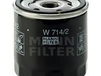 Filtru ulei FIAT PANDA (141A_) - OEM - MANN-FILTER: W714/2|W 714/2 - Cod intern: W02242588 - LIVRARE DIN STOC in 24 ore!!!