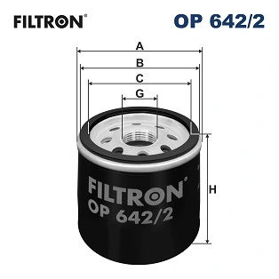 Filtru ulei Filtron DACIA LOGAN MCV II 2013-2020 - OP 642/2