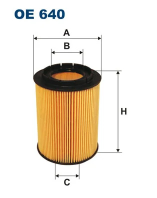 Filtru ulei Filtron PORSCHE CAYENNE (92A) 2010-2015 - OE 640