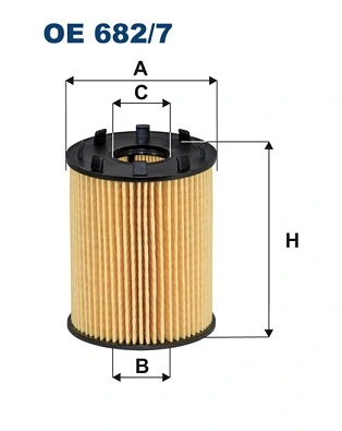 Filtru ulei Filtron VAUXHALL CORSA Mk IV (E) (X15) 2014-2019 - OE 682/7