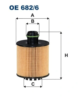 Filtru ulei Filtron VAUXHALL CORSAVAN Mk IV (E) Caseta/ Hatchback (X15) 2014-2019 - OE 682/6