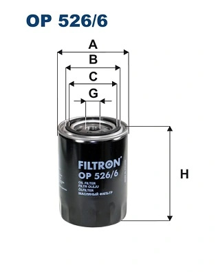 Filtru ulei Filtron VW PASSAT B5.5 Variant (3B6) 2000-2005 - OP 526/6