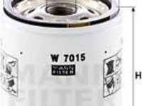 Filtru ulei FORD FIESTA V JH JD MANN-FILTER W 7015