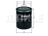 Filtru ulei HYUNDAI i20 (GB) (2014 - 2020) MAHLE ORIGINAL OC 521