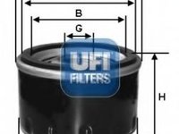 Filtru ulei JEEP COMPASS (MK49), DODGE CALIBER, JEEP PATRIOT (MK74) - UFI 23.519.00