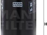 Filtru ulei JOHN DEERE Series 6020 MANN-FILTER WH 980/3