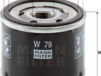 FILTRU ULEI Logan/Sandero/DUSTER 1.5 (E5) MANN-FILTER W 79 <br>