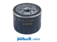 Filtru ulei LS919 PURFLUX pentru Fiat Bravo Fiat Ritmo Fiat Marea Fiat Multipla Fiat Stilo Alfa romeo 147 Alfa romeo 156 Alfa romeo 166 Alfa romeo Gt Fiat Idea Fiat Doblo Fiat Punto