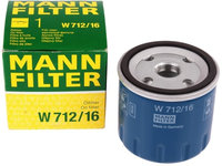 Filtru Ulei Mann Filter Alfa Romeo 166 1998-2007 W712/16